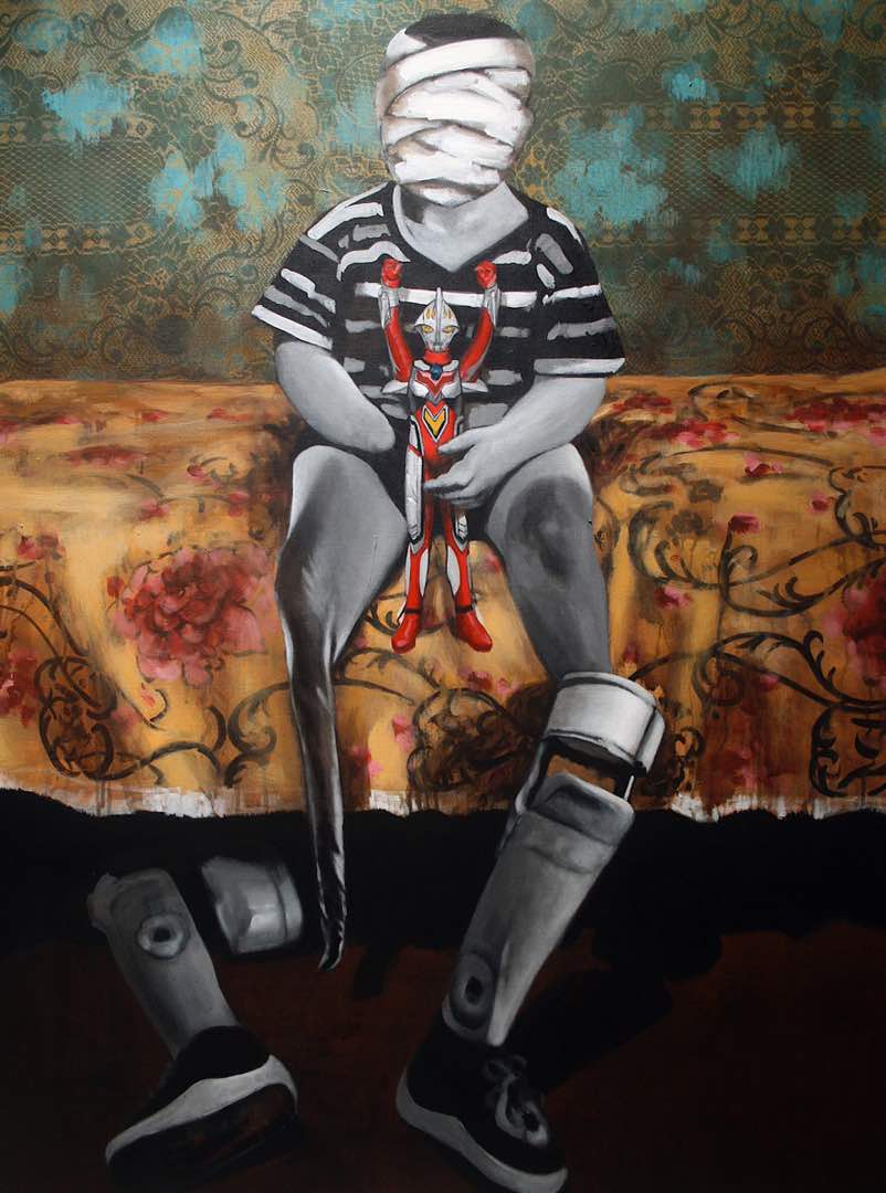  Ahmad Fuad - Shattered Dream, 2008, 122x92cm, Acrylic on canvas 2 