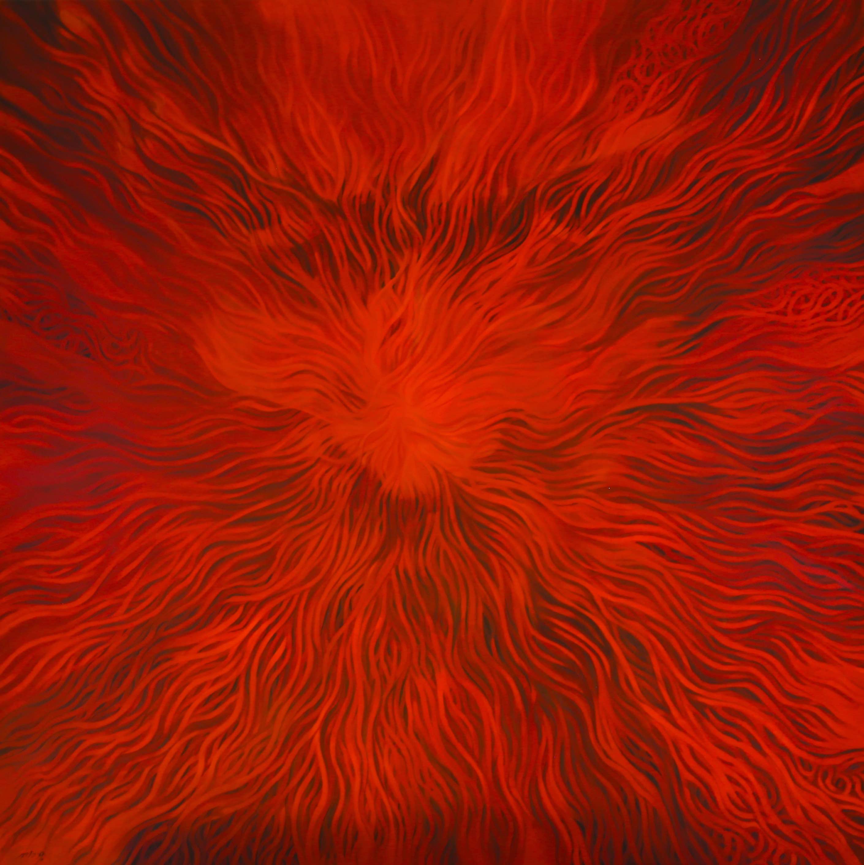  Ali Nurazamal - Infernal Affair, 2012, 168 x 168 cm, Oil on canvas 