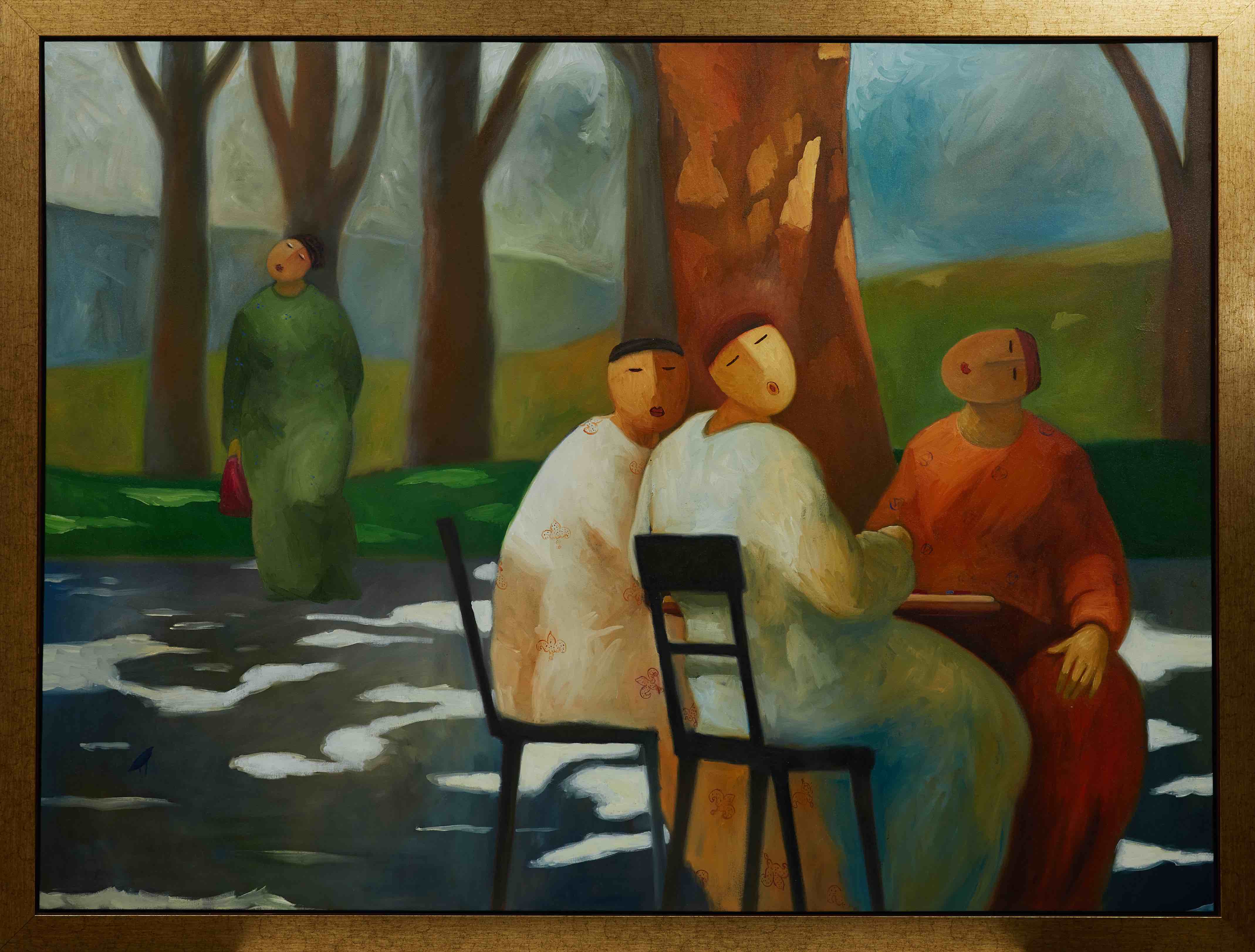  Eng Tay - Companion, 2006, 177 x 133 cm, Oil on canvas 