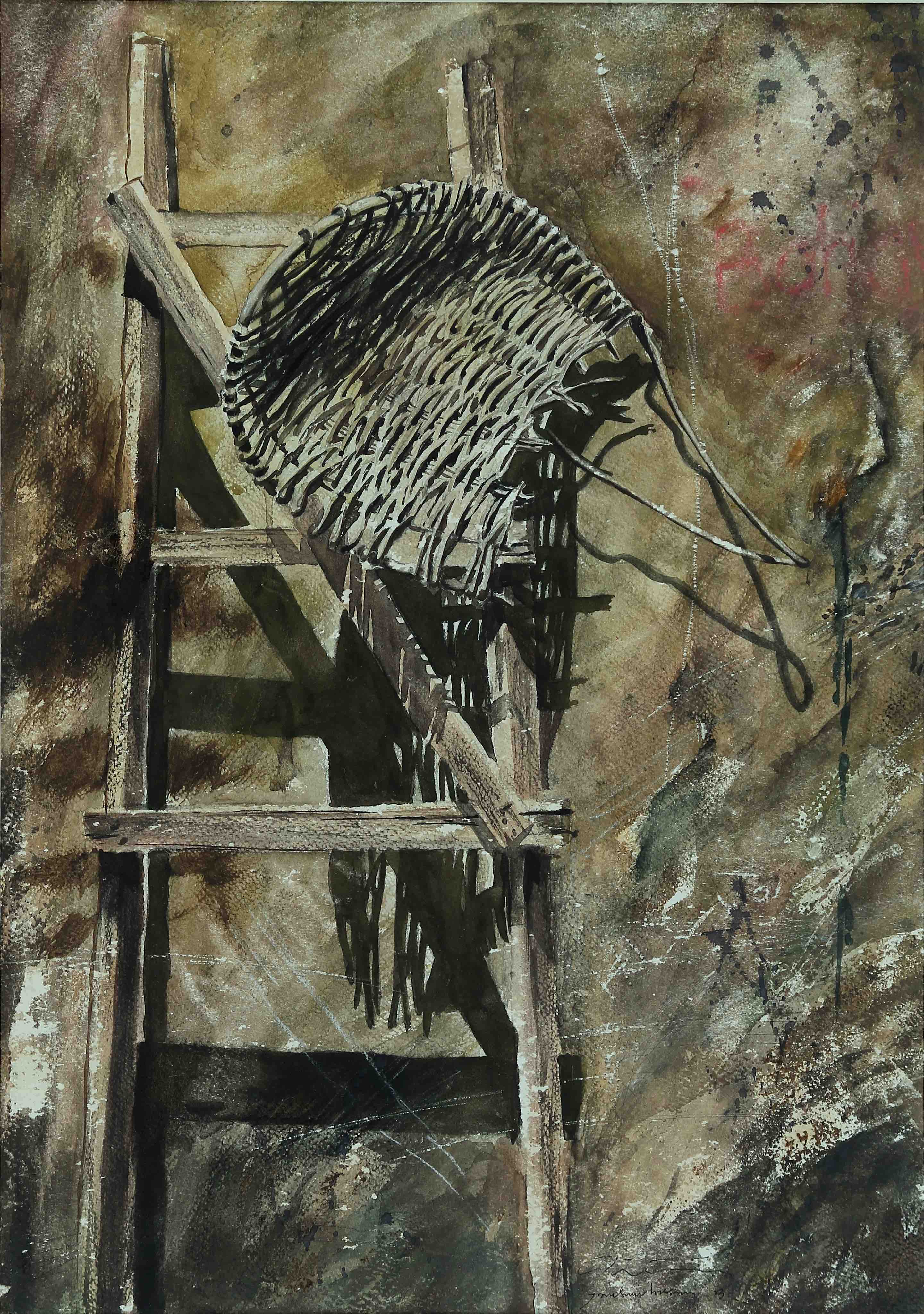  Jailani - Alam Benda, 1983, 50 x 35 cm, Watercolour on paper 